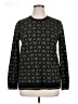 Liz Claiborne Stars Black Pullover Sweater Size XL - photo 1