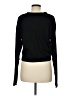 FRAME 100% Cotton Black Long Sleeve Top Size M - photo 2