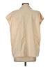 Free People Tan Sleeveless Button-Down Shirt Size S - photo 2