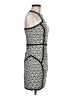 Olivaceous Graphic Gray Cocktail Dress Size M - photo 4