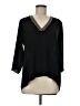 H&M 100% Polyester Black 3/4 Sleeve Blouse Size 8 - photo 1