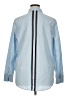 Athleta Color Block Blue Long Sleeve Button-Down Shirt Size XL - photo 2
