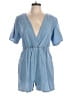 Primark Solid Blue Romper Size 10 - photo 1