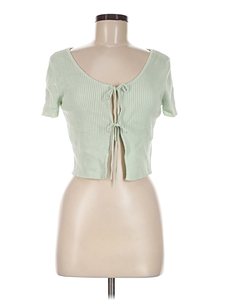 Pre-owned Rue21 Cardigan Sweater In Green