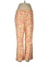 Sigrid Olsen Paisley Yellow Casual Pants Size 12 - photo 1