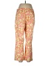 Sigrid Olsen Paisley Yellow Casual Pants Size 12 - photo 2
