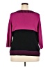 Notations Color Block Pink Pullover Sweater Size 3X - photo 2