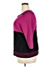 Notations Color Block Pink Pullover Sweater Size 3X - photo 5