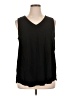 Tianello Black Sleeveless Blouse Size 1X - photo 1