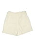 Zara 100% Cotton Solid Ivory Khaki Shorts Size 8 - photo 2