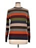 Assorted Brands Stripes Brown Turtleneck Sweater Size XL (estimated) - photo 1