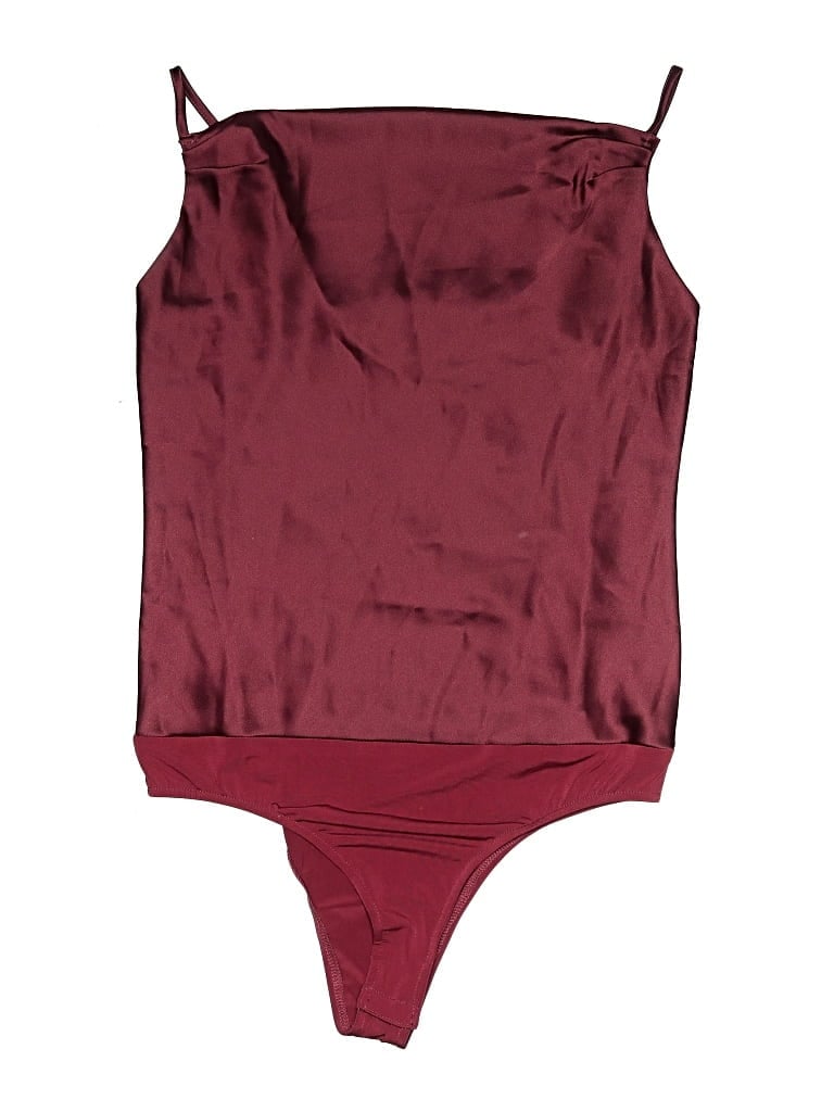 Dress Forum Bodysuit In Burgundy