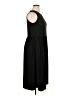 Unbranded Solid Black Casual Dress Size XL - photo 4