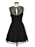 Unbranded 100% Polyester Argyle Blue Cocktail Dress Size 9 - photo 2