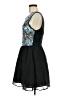Unbranded 100% Polyester Argyle Blue Cocktail Dress Size 9 - photo 5