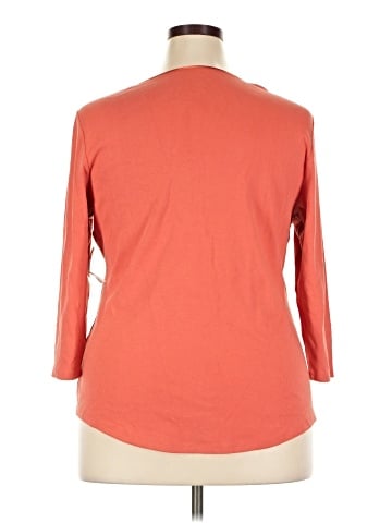 DressBarn Long Sleeve Henley (view 2)