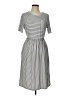 Merokeety Stripes Gray Casual Dress Size L - photo 1