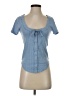Aerie Blue Short Sleeve Top Size S - photo 1