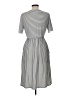 Merokeety Stripes Gray Casual Dress Size L - photo 2