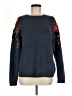 Charlie Floral Blue Pullover Sweater Size M - photo 1