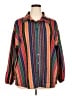 Unbranded 100% Polyester Color Block Orange Long Sleeve Blouse Size 3X - photo 1