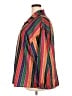 Unbranded 100% Polyester Color Block Orange Long Sleeve Blouse Size 3X - photo 5