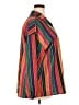 Unbranded 100% Polyester Color Block Orange Long Sleeve Blouse Size 3X - photo 4
