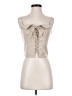 Isalis Ivory Sleeveless Blouse Size M - photo 1