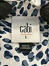 CAbi 100% Polyester Animal Print Blue Sleeveless Blouse Size L - photo 7