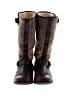 Ugg 100% Leather Brown Boots Size 10 - photo 2