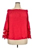 Lane Bryant Red 3/4 Sleeve Blouse Size 18 - 20 Plus - photo 1