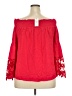 Lane Bryant Red 3/4 Sleeve Blouse Size 18 - 20 Plus - photo 2