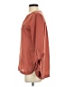 My Michelle Brown Pink Long Sleeve Blouse Size S - photo 5
