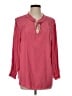 Chico's 100% Polyester Pink Long Sleeve Blouse Size Lg (2.5) - photo 1