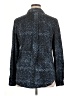 Zac & Rachel 100% Polyester Metallic Blue Long Sleeve Blouse Size XL - photo 2