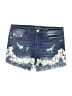 No Boundaries Floral Blue Shorts Size 11 - photo 1