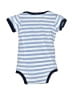Harper Canyon 100% Cotton Stripes Blue Short Sleeve Onesie 3-6 MO / 6 MO - photo 2