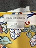 Van Heusen 100% Polyester Yellow 3/4 Sleeve Blouse Size M - photo 7
