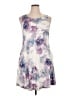 Cupio Graphic Purple Casual Dress Size XL - photo 1