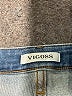 Vigoss 100% Spandex Hearts Blue Jeans Size 18 - photo 4