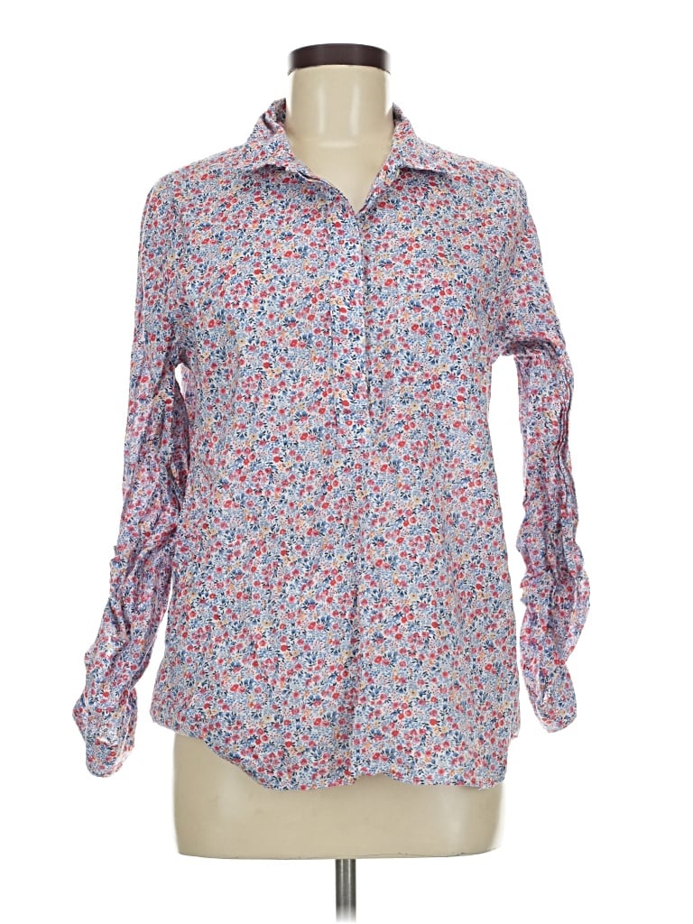 Pre-owned Gap Outlet Long Sleeve Button Down Shirt In Pink