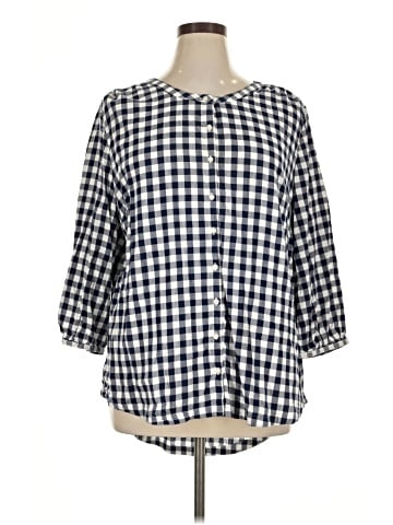 St. John's Bay 3/4 Sleeve Button-Down Shirt (view 1)
