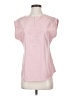 Van Heusen 100% Polyester Pink Short Sleeve Blouse Size XS - photo 1