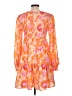 Assorted Brands 100% Polyester Paisley Orange Casual Dress Size L - photo 2