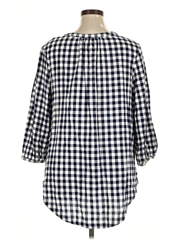 St. John's Bay 3/4 Sleeve Button-Down Shirt (view 2)
