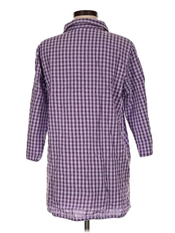 The Vermont Country Store 3/4 Sleeve Button-Down Shirt (view 2)