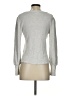 Velvet by Graham & Spencer Silver Pullover Sweater Size S - photo 2
