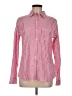 Croft & Barrow Stripes Red Long Sleeve Button-Down Shirt Size M - photo 1