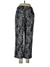 Lands' End 100% Baumwolle Paisley Black Casual Pants Size 6 - photo 2