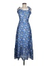 Commense 100% Polyester Blue Casual Dress Size M - photo 1